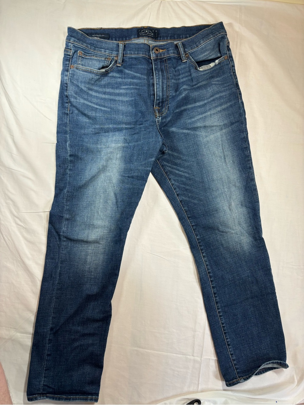 Lucky Brand Men's Blue Relaxed Fit Jeans